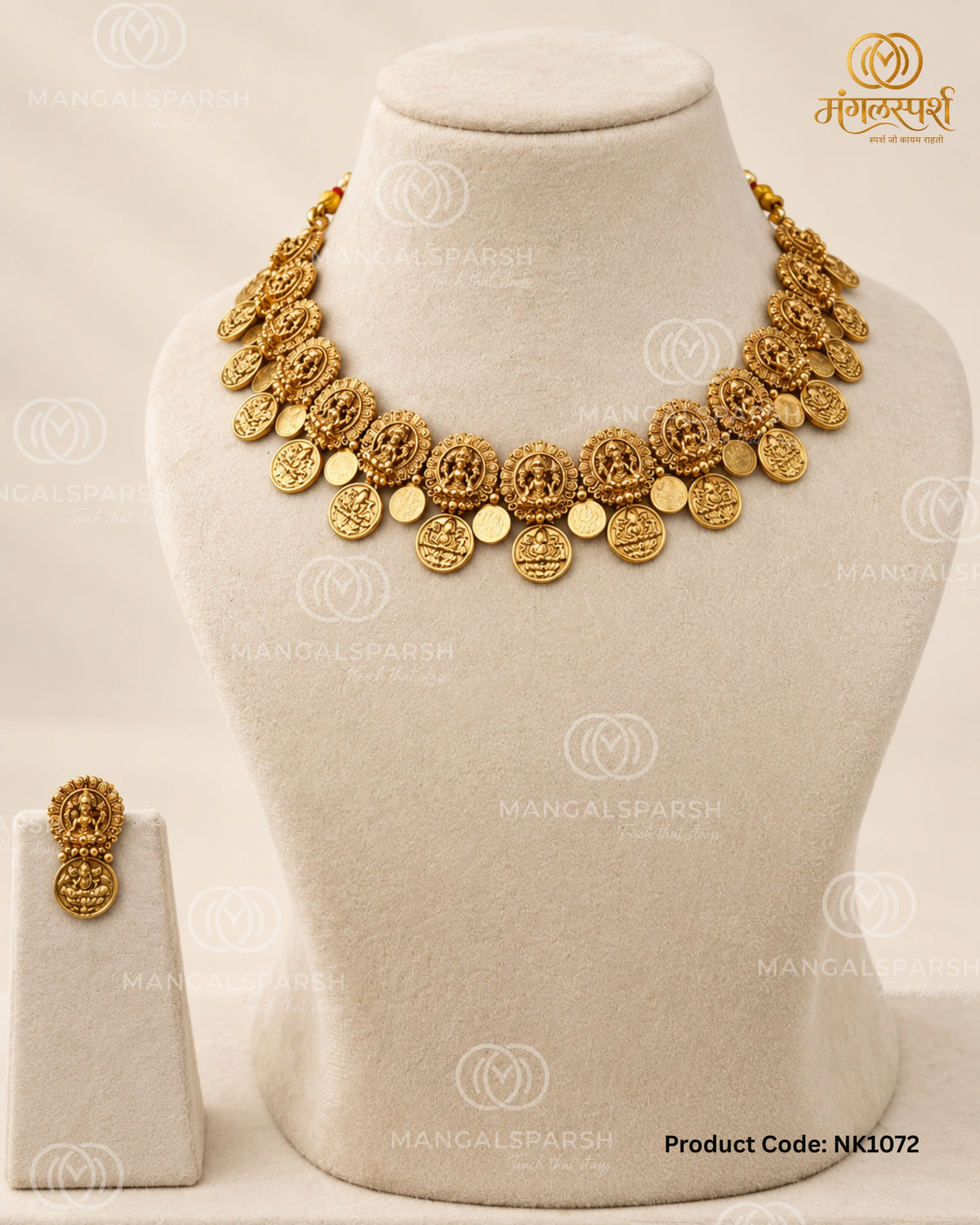 Laxmi putli choker necklace set - Mangalsparsh NK1072