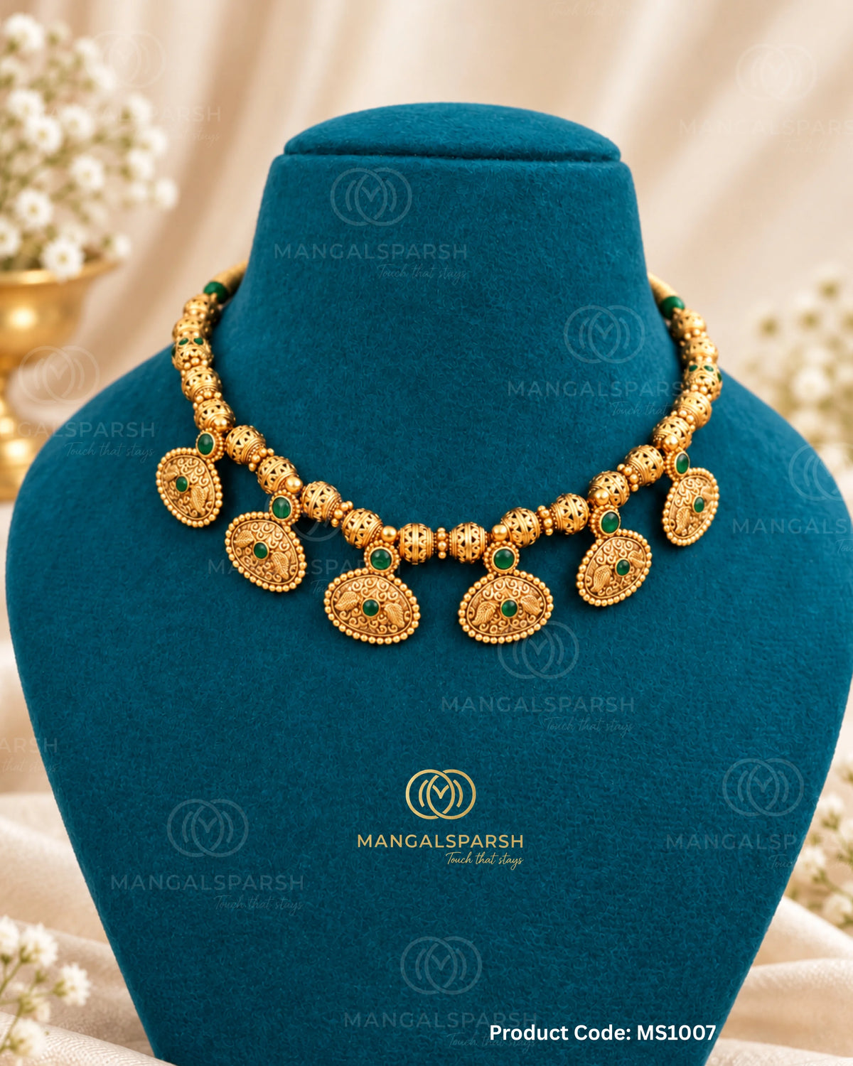 Hirva gol mani choker - Mangalsparsh MS1007