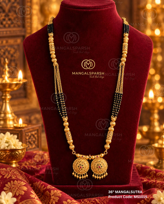 Gold chain gol vati mangalsutra - Mangalsparsh MS1015