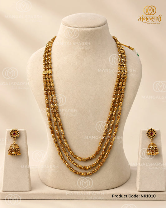 3 sari long mala set