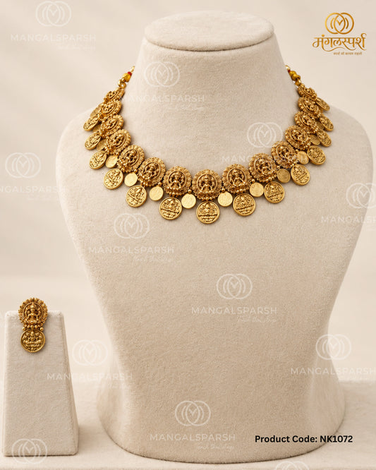 Laxmi putli choker necklace set - Mangalsparsh NK1072
